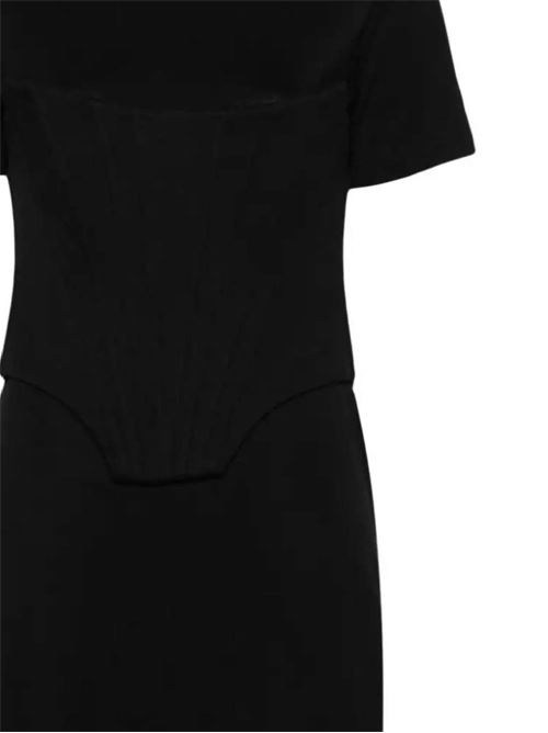 Black cotton dress GIUSEPPE DI MORABITO | 02PSDR3540229599